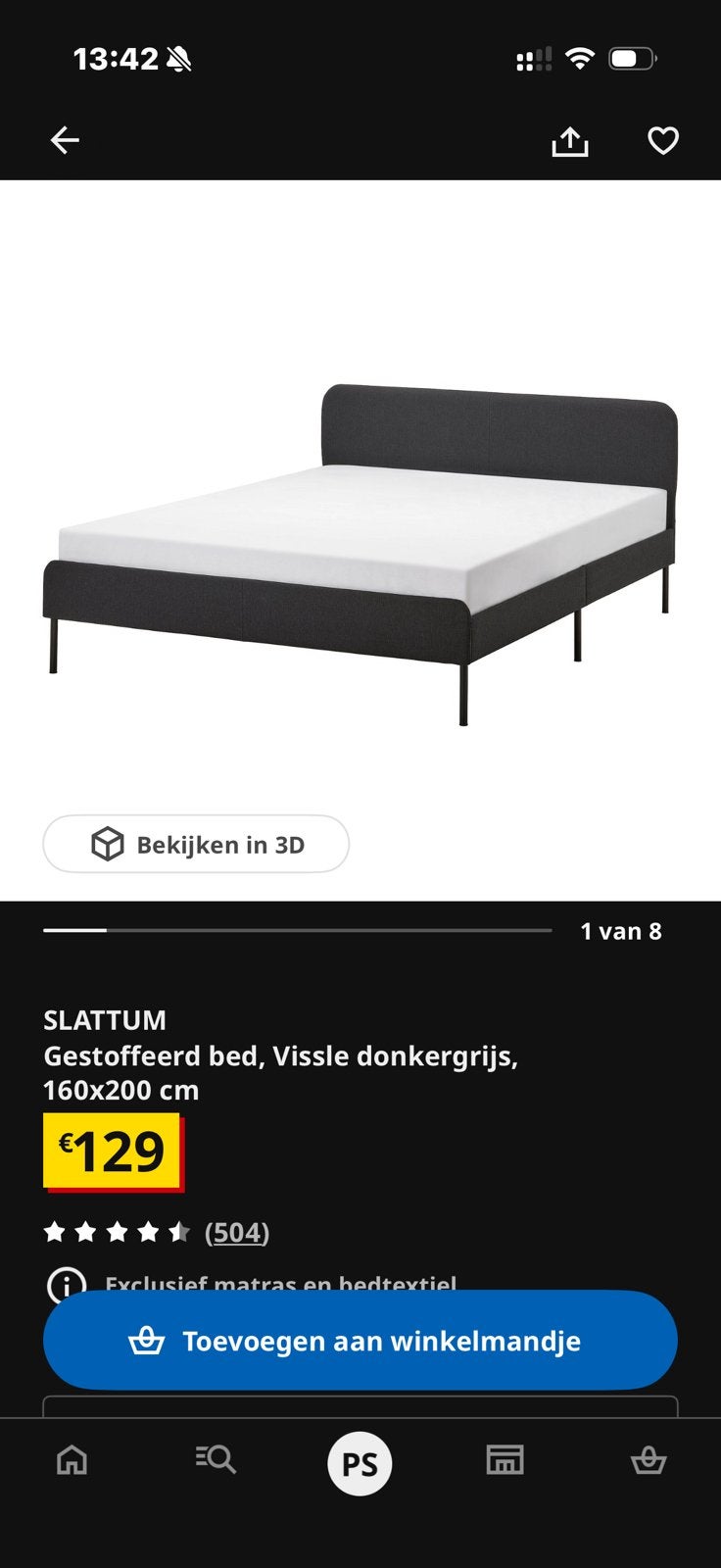 bedframe ikea GRATIS, Huis en Inrichting, Slaapkamer | Bedden, Ophalen, Gebruikt, Tweepersoons, 160 cm
