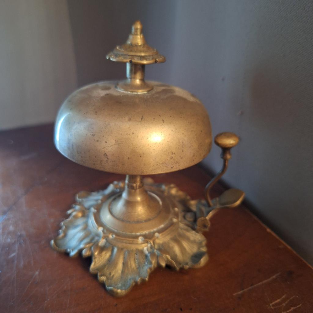 Sonnette de comptoir, hôtel, Enlèvement ou Envoi, Bronze