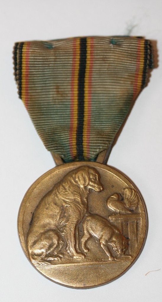 Medaille Dierenbescherming Oostvlaanderen, Postzegels en Munten, Ophalen, Brons