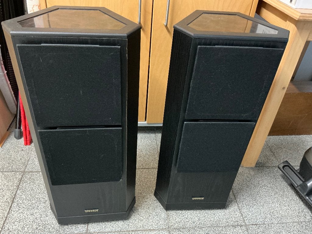 Uitstekende staande Tannoy 611 luidsprekers, Audio, Tv en Foto, Luidsprekerboxen, Gebruikt, 120 watt of meer, Front, Rear of Stereo speakers