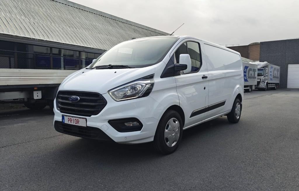 Ford Transit Custom (€16.000exBTW)L2H1 2.0TDCi EUR6d CarPlay, Auto's, Bestelwagens en Lichte vracht, Bedrijf, Te koop, ABS, Airbags