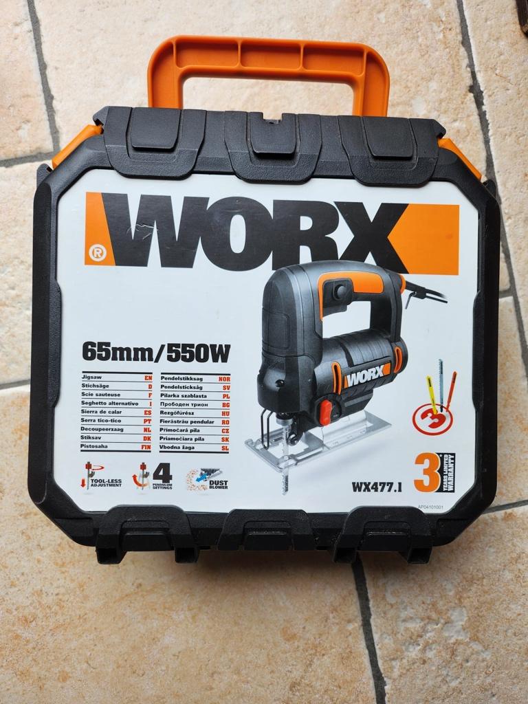 Worx zaagmachine zo goed als nieuw, Doe-het-zelf en Bouw, Ophalen of Verzenden, Zo goed als nieuw, Decoupeerzaag, Workx