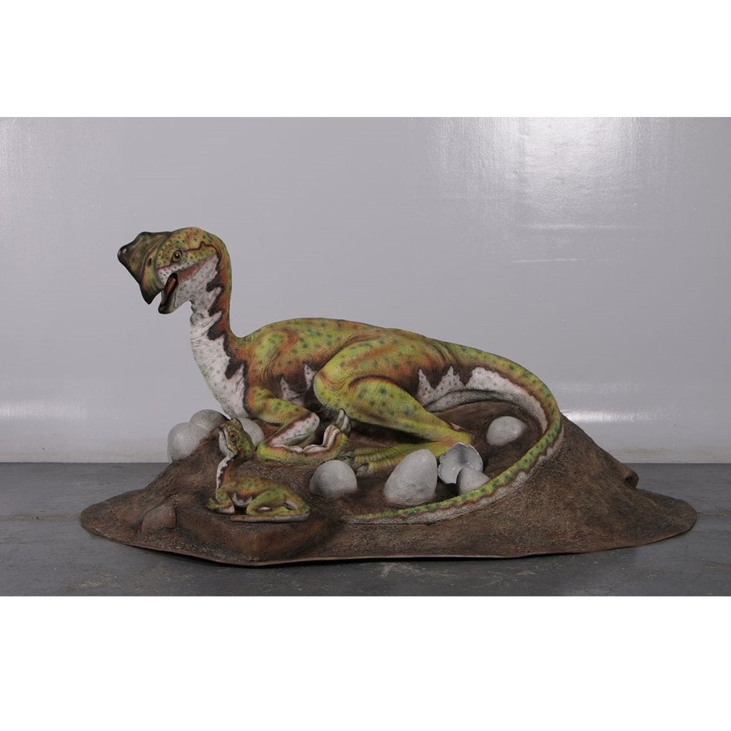Oviraptor dinosauriër nest  Polyester dinosaurusbeeld - Dino, Ophalen, Nieuw