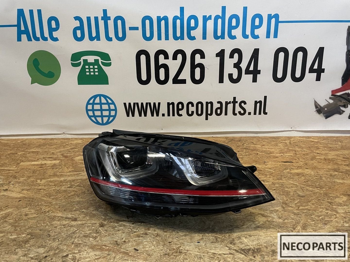 VW GOLF 7 GTI XENON LED KOPLAMP ORIGINEEL 5G1941754A, Gebruikt, -, Volkswagen, -