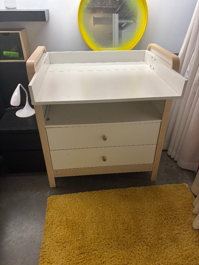 Commode/table à langer IKEA, Enfants & Bébés, Enlèvement, Comme neuf, Commode