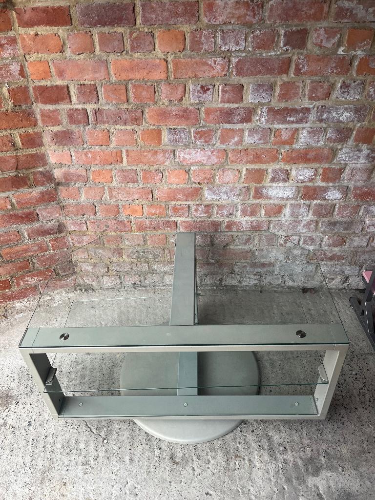 Meuble tv 360 degrés, Verre, Moins de 100 cm, Verre, Enlèvement