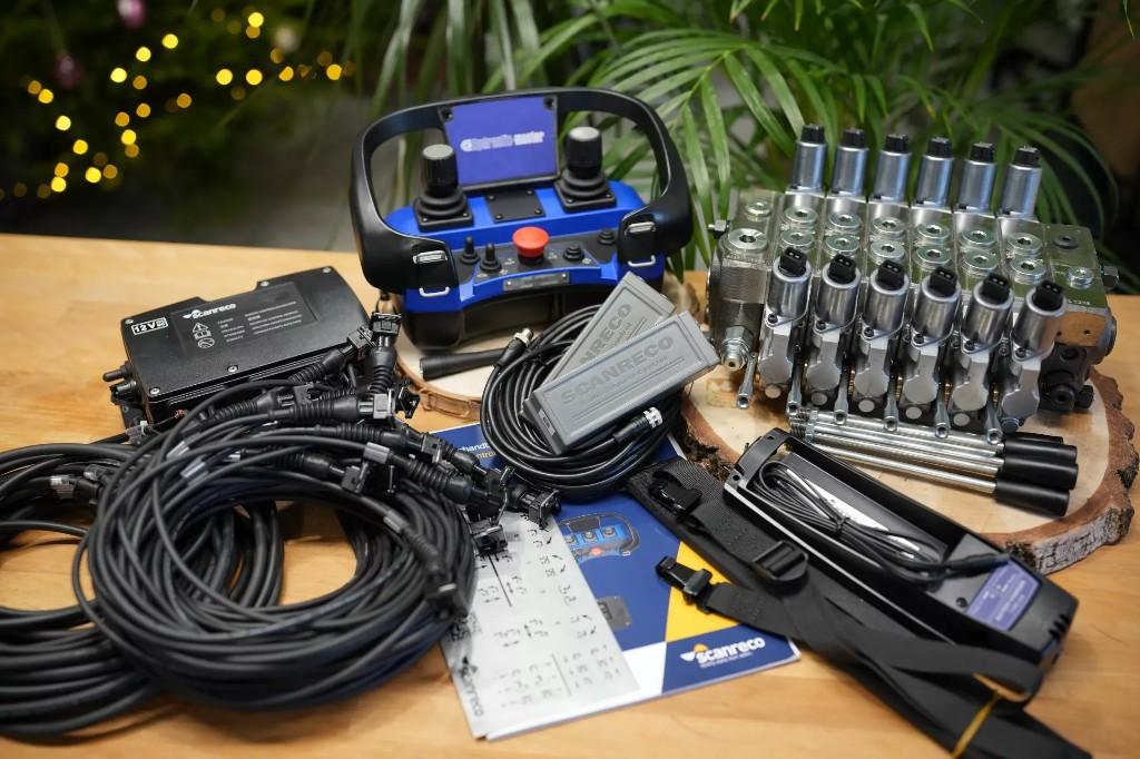 Kronos Hiab HMF autokraan met klep en afstandsbediening, Verzenden, Nieuw, Overige merken, Besturing