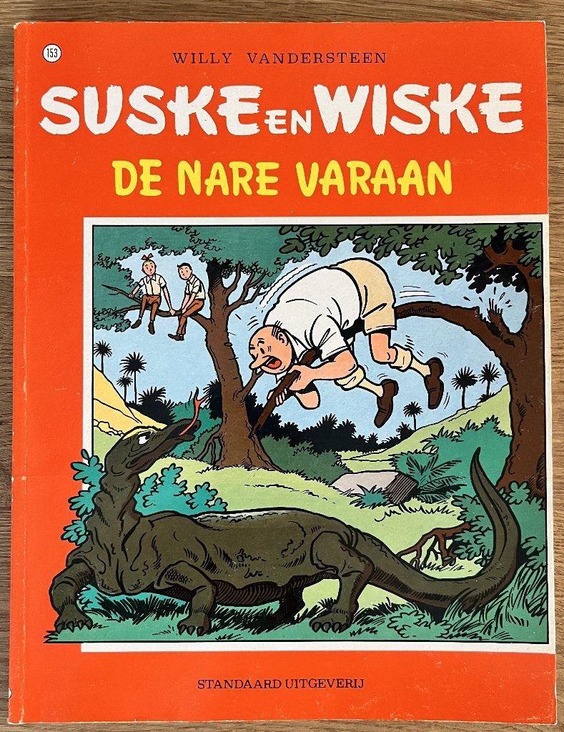 Suske en Wiske - De nare varaan - 153 (1988) Strip, Meerdere stripboeken, Ophalen of Verzenden, Zo goed als nieuw