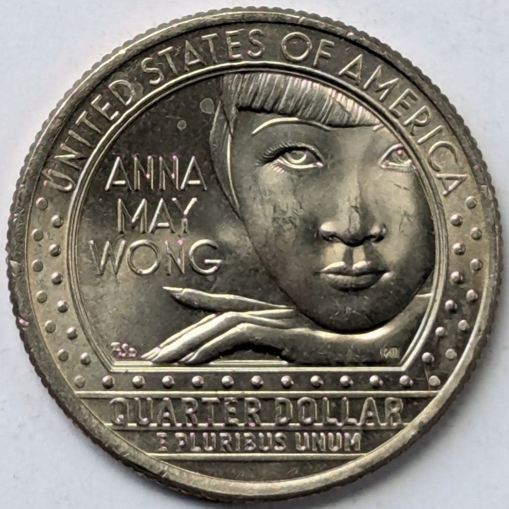 USA - 25 cents - Anna May Wong - 2012 (P), Ophalen, Noord-Amerika, Losse munt