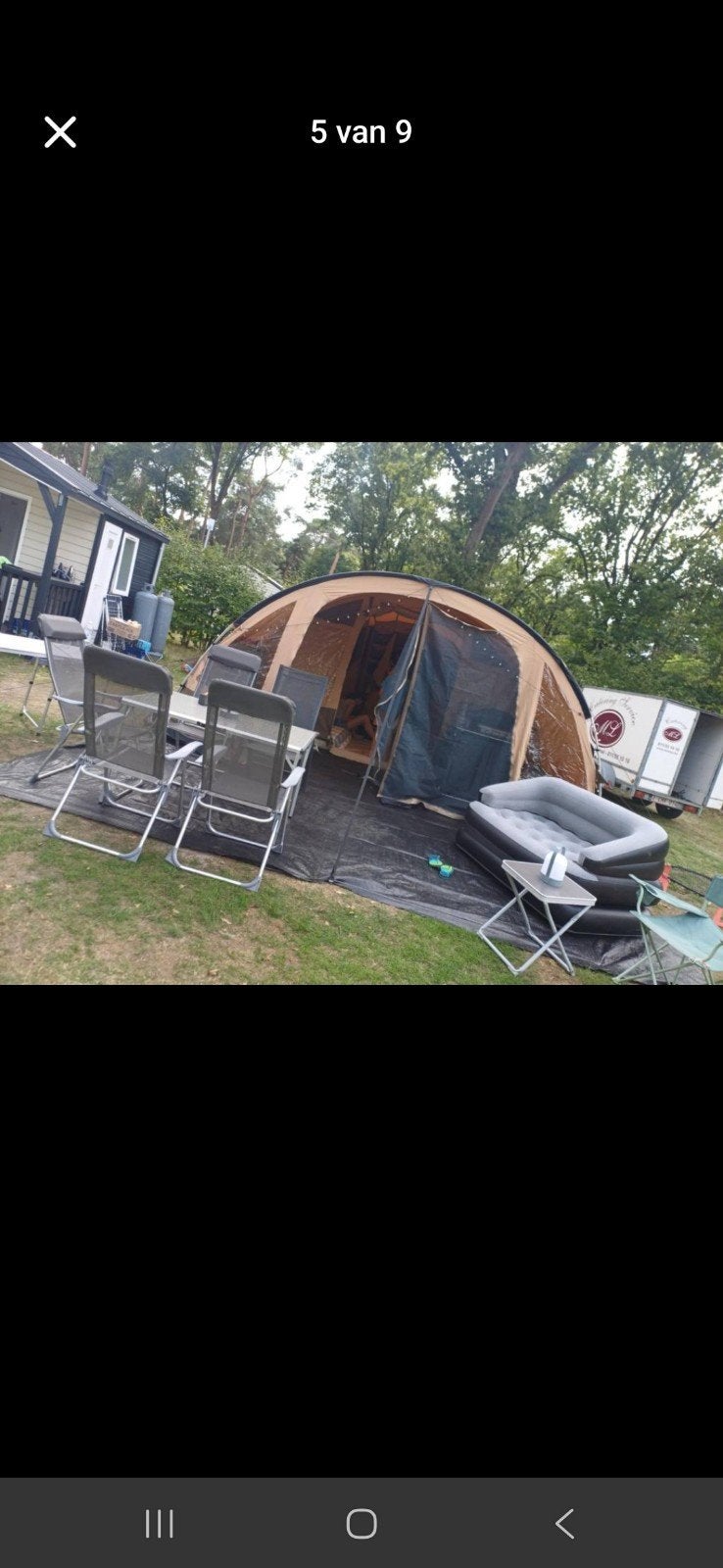 Tent paradise beach 460 - merk Bardani, Caravanes & Camping, Tentes, Enlèvement