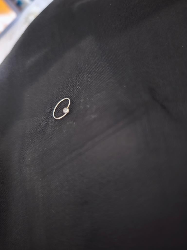 Neuspiercing van 100% zilver, Handtassen en Accessoires, Piercings, Ophalen of Verzenden, Nieuw, Zilver, Neuspiercing