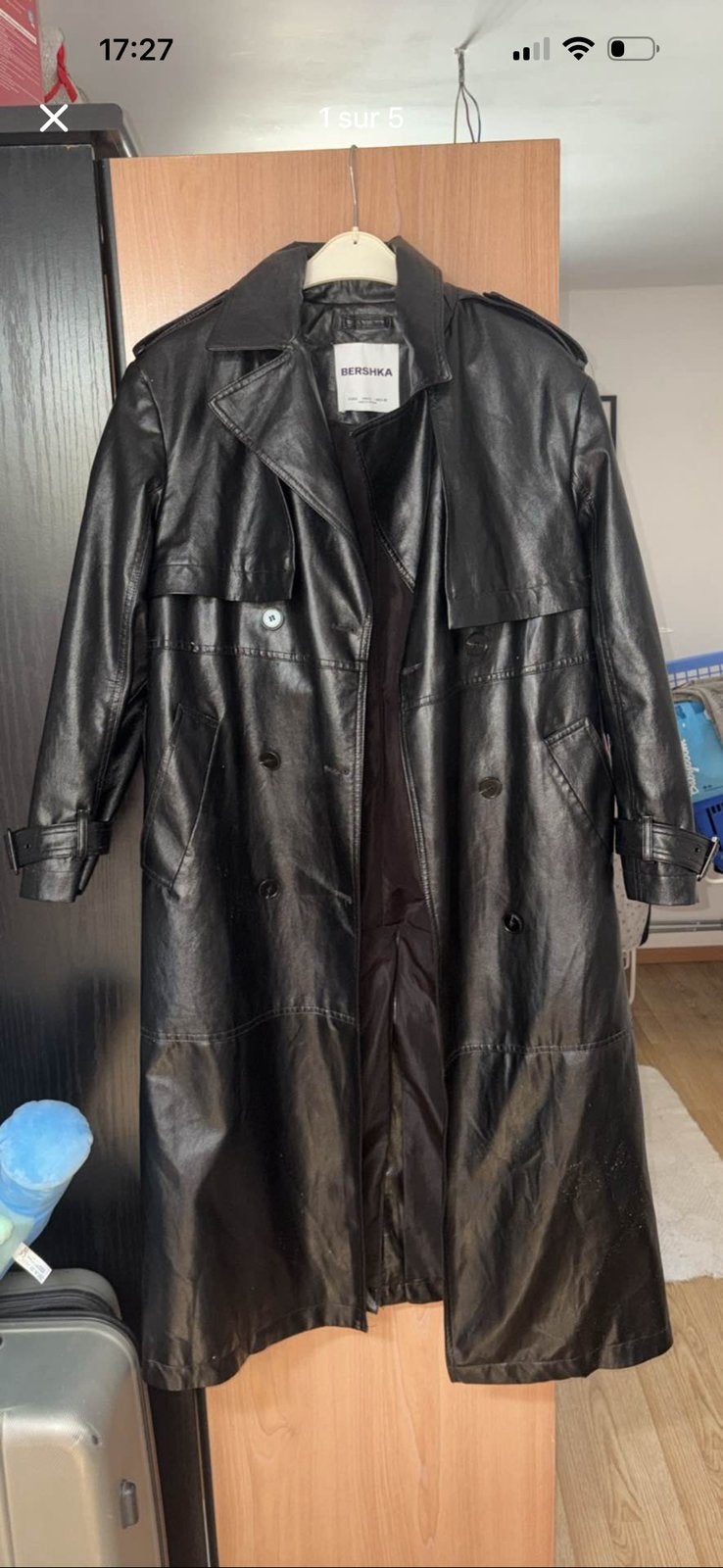 Trench, Vêtements | Femmes, Enlèvement, Comme neuf, Taille 36 (S), Noir