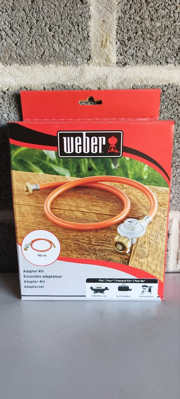 Weber 8485 adapterset 90 cm, Tuin en Terras, Gasbarbecues, Nieuw, Ophalen of Verzenden