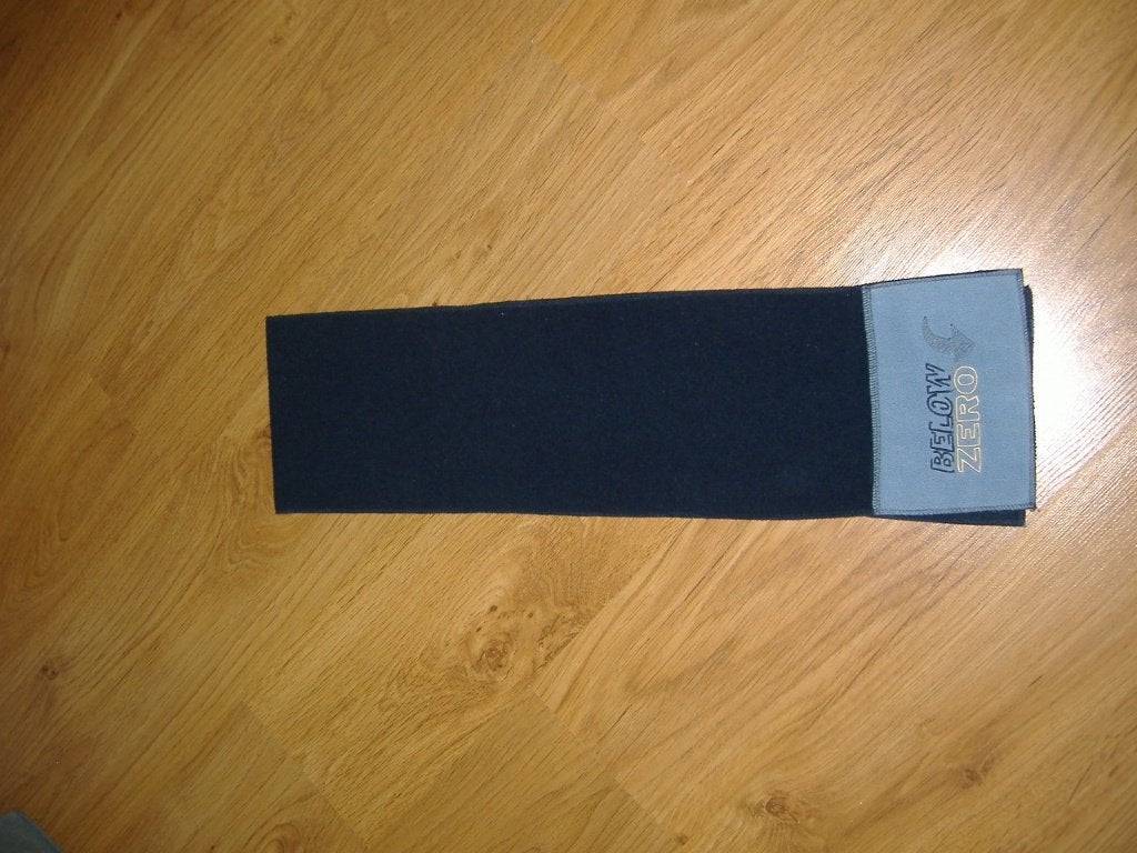 Blauwe fleece sjaal, Kinderen en Baby's, Gebruikt, Ophalen of Verzenden, Sjaal, Jongen