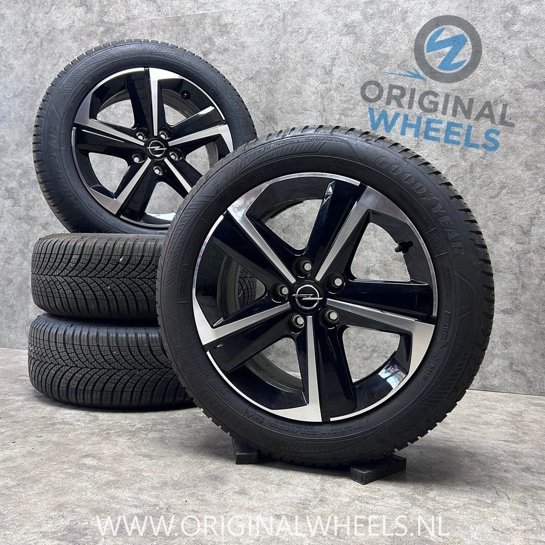 16 inch originele velgen + all season banden Opel Astra L, Autos : Pièces & Accessoires, Pneus et Jantes, Pneus hiver, 16 pouces