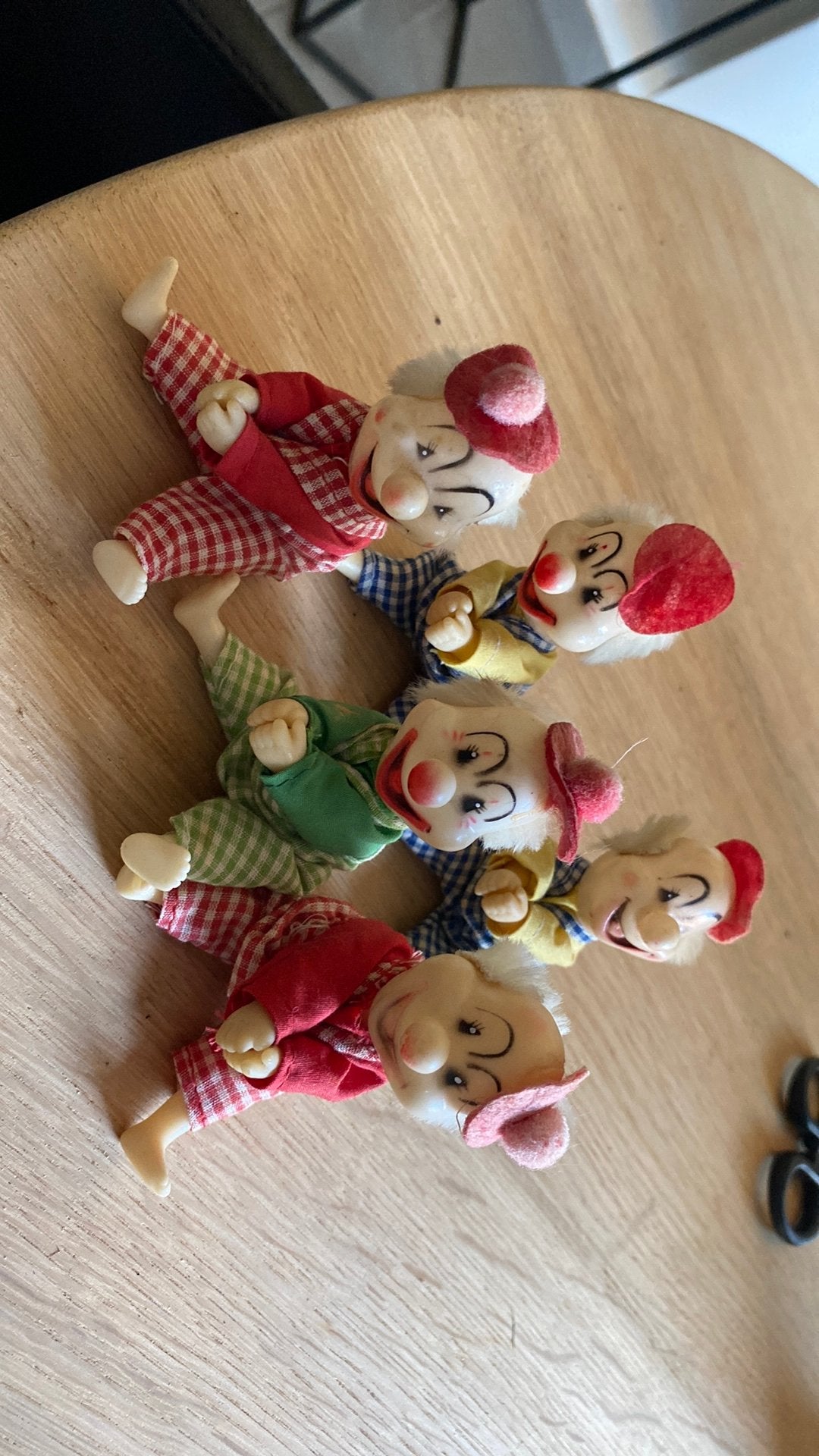 Vintage clownpopjes, Ophalen, Gebruikt
