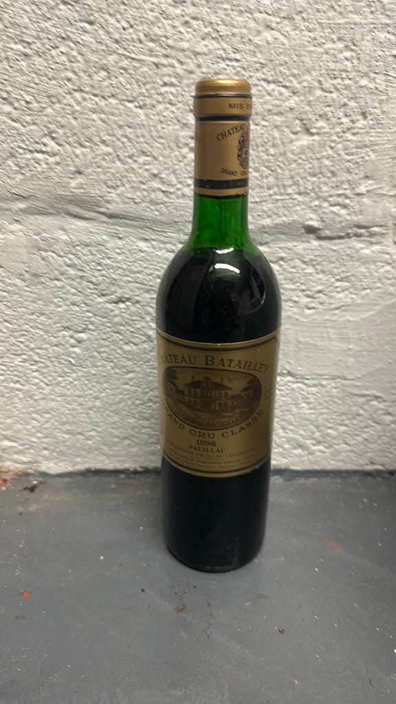 Chateau batailley 1986, Verzamelen, Wijnen, Ophalen, Zo goed als nieuw