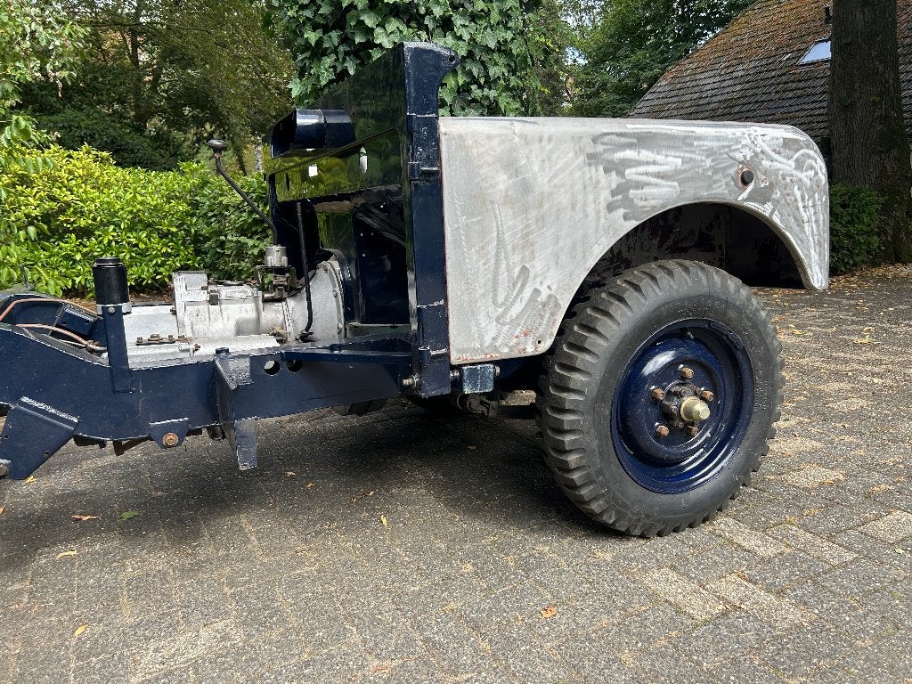Land Rover Series 1 Rijkswacht 1951 project, Auto's, Land Rover, Blauw, Handgeschakeld, Vierwielaandrijving