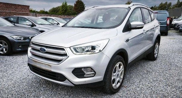 🆕FORD KUGA_1.5 TDCi(120CH)_2017💢EUR.6B_EQUIP_138.000KM💢, Autos, Cuir, Argent ou Gris, Achat, Euro 6