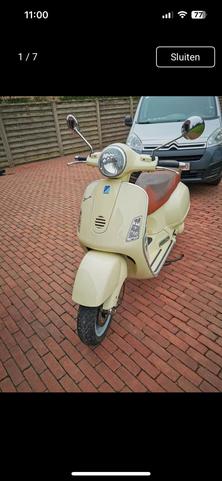 Vespa 125 cc, Fietsen en Brommers, Scooters | Vespa, Ophalen, Gebruikt