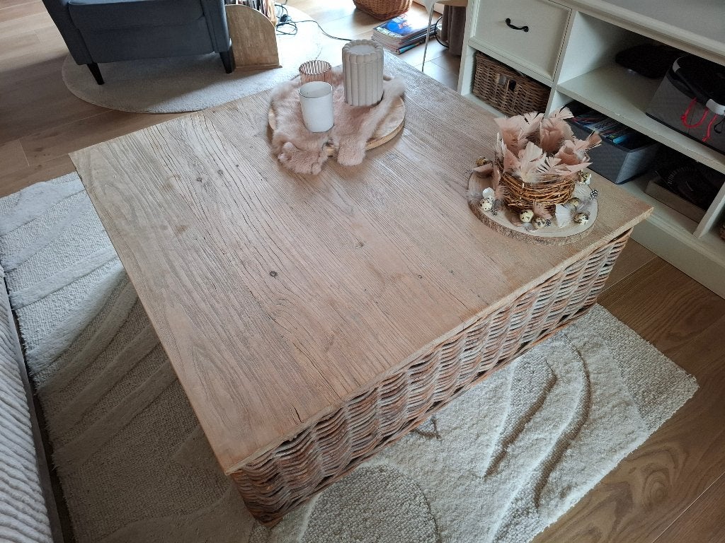 Tafel, Huis en Inrichting, Ophalen, Gebruikt, 50 tot 100 cm, Vierkant