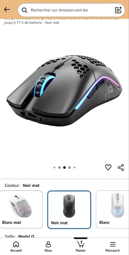 Souris glorious modèle O Wireless, Enlèvement, Souris