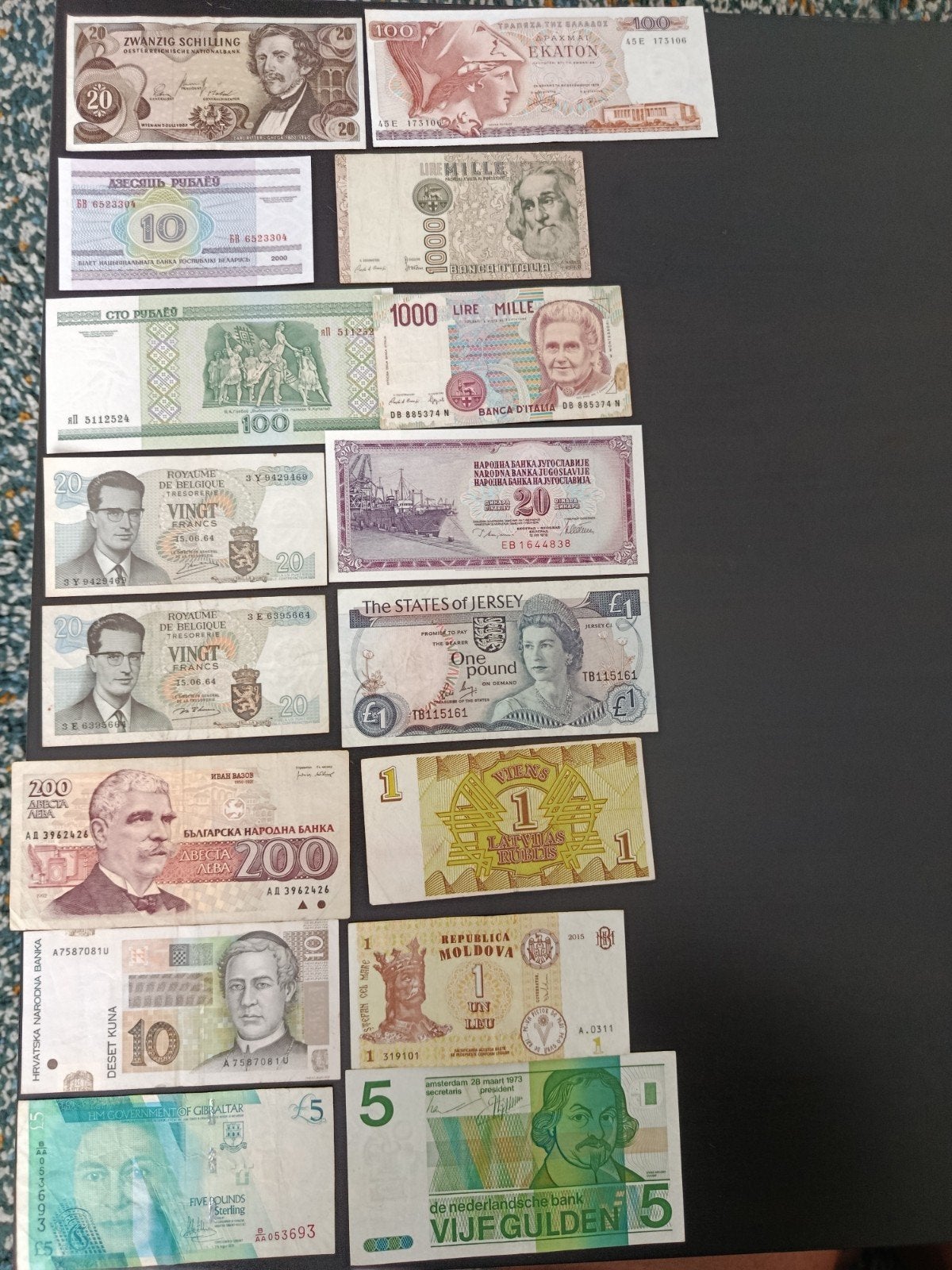 lot billets Europe, Timbres & Monnaies, Billets de banque | Europe | Billets non-euro, Enlèvement ou Envoi