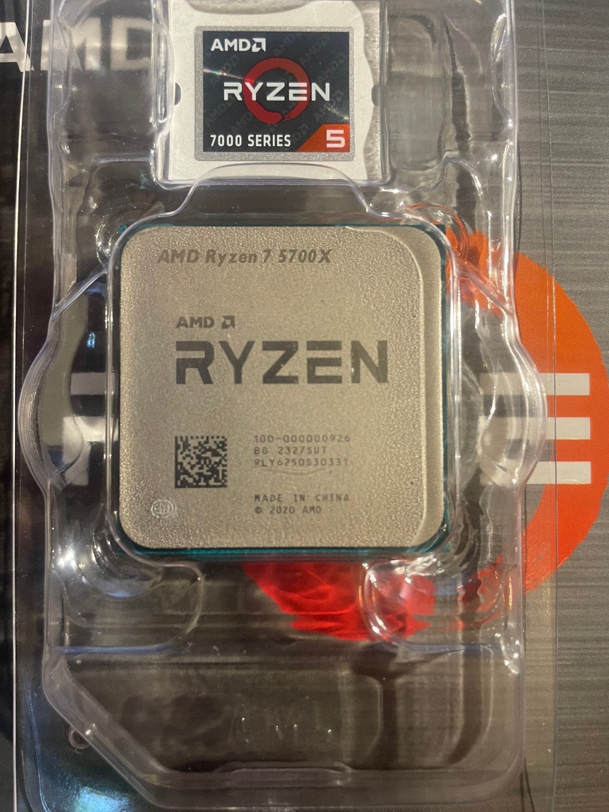 Ryzen 7 5700x nieuw, Computers en Software, Processors, Ophalen of Verzenden