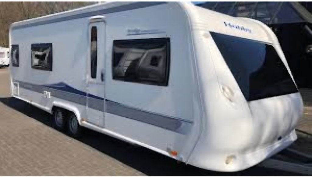 Caravan hobby prestige 650, Vast bed, Hobby, Particulier, 6 tot 7 meter