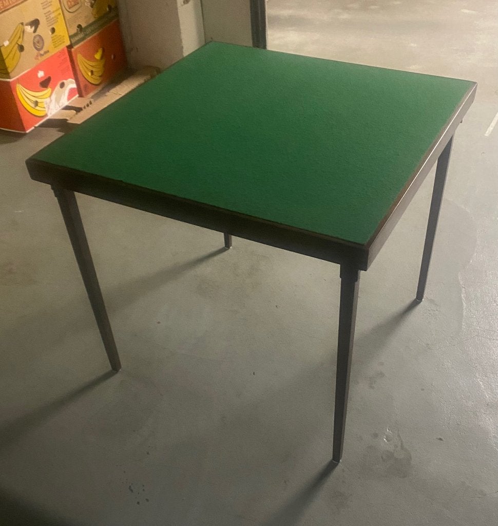 Kaart- of poker tafel, Drie of vier spelers, Ophalen, Zo goed als nieuw