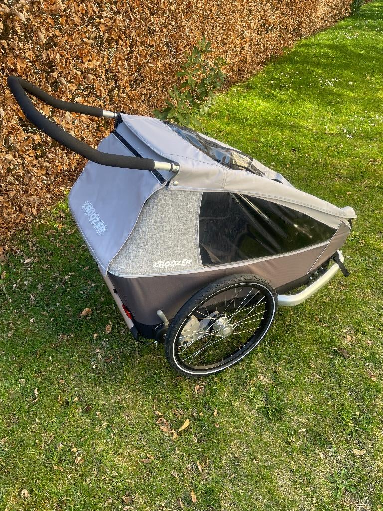 ✅ Remorque vélo CROOZER pour 2 enfants, Ophalen, Opvouwbaar, Croozer, Zo goed als nieuw
