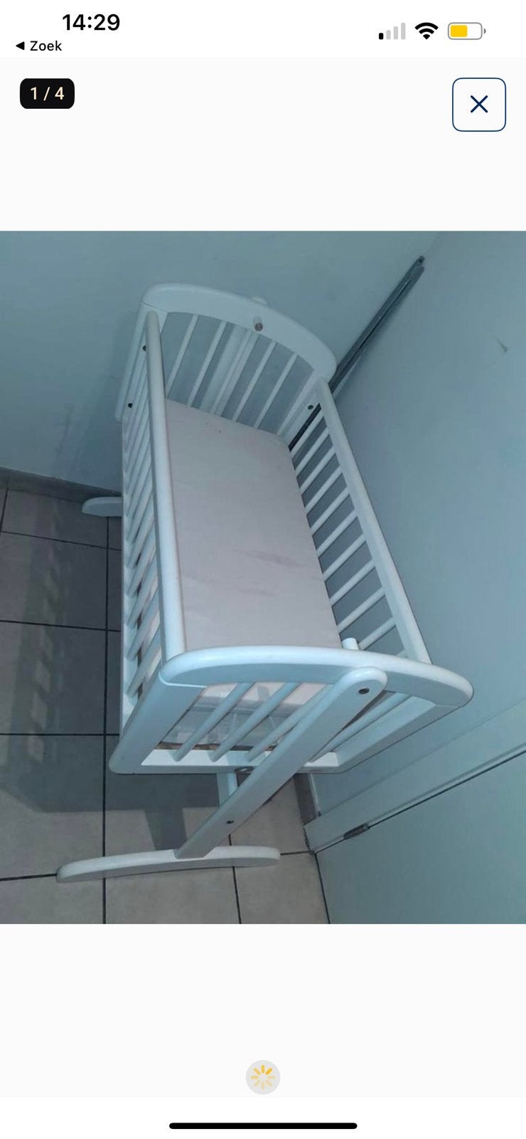 Babywieg babybed, Ophalen, Zo goed als nieuw