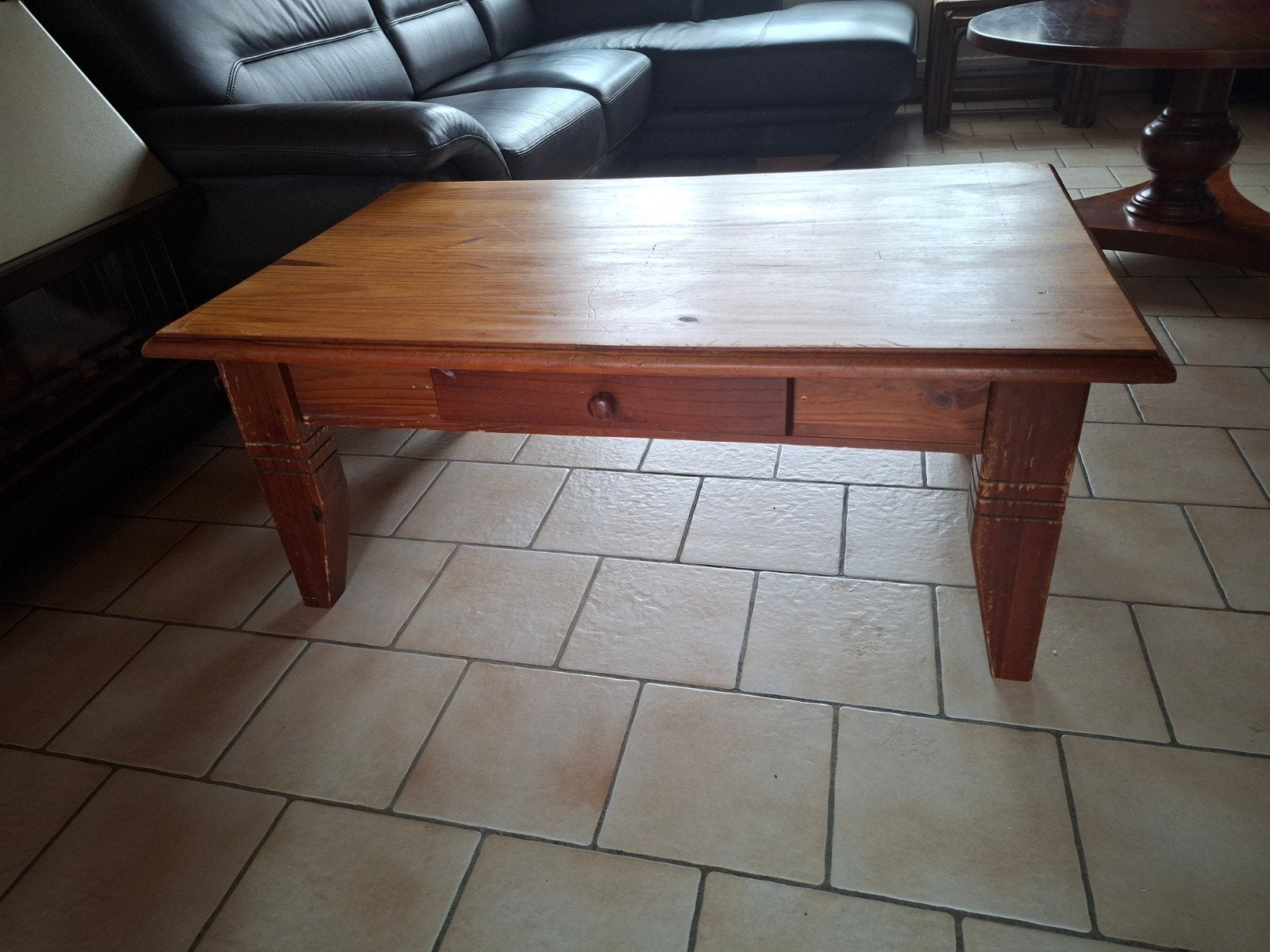 De Nv. Dispo: Table avec tiroir Salon, Antiek en Kunst, Ophalen