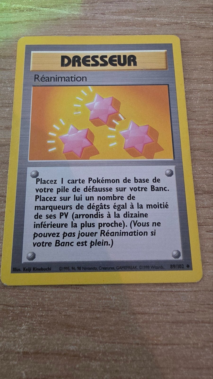 Réanimation (Revive) 89/102, Enlèvement