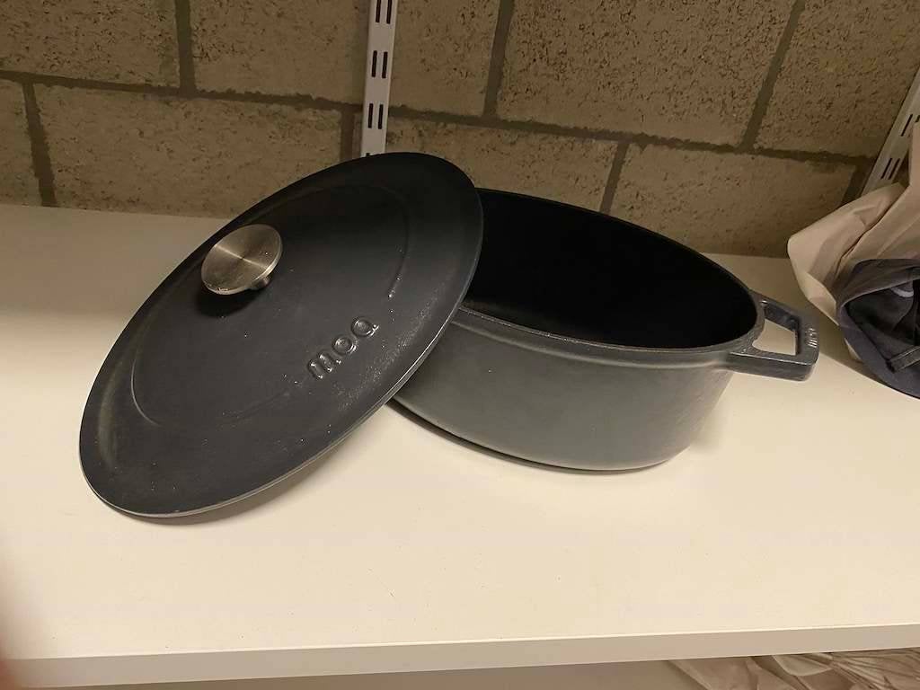 Gietijzer braadpan, Ophalen of Verzenden, Zo goed als nieuw, Overige merken, Braadpan