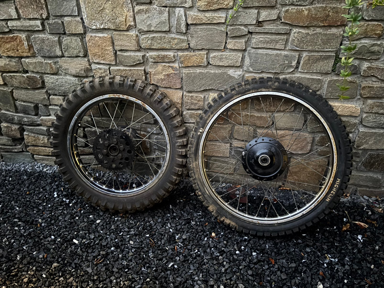 3 roues / jantes pour moto enduro honda xr, xl, xlr 500 600, Motos, Enlèvement ou Envoi
