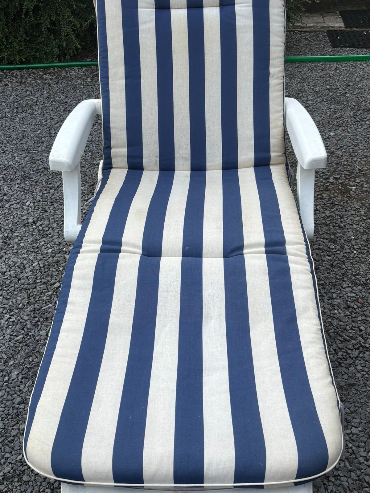 Ligzetel, Jardin & Terrasse, Chaises longues, Utilisé, Plastique, Pliant, Réglable, Enlèvement