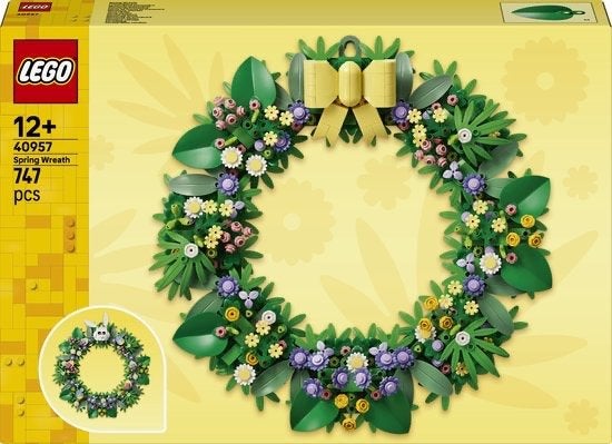 LEGO Classic 40957 - Lentekrans - Bloemenkrans, Neuf, Lego, Ensemble complet, Instructions incluses