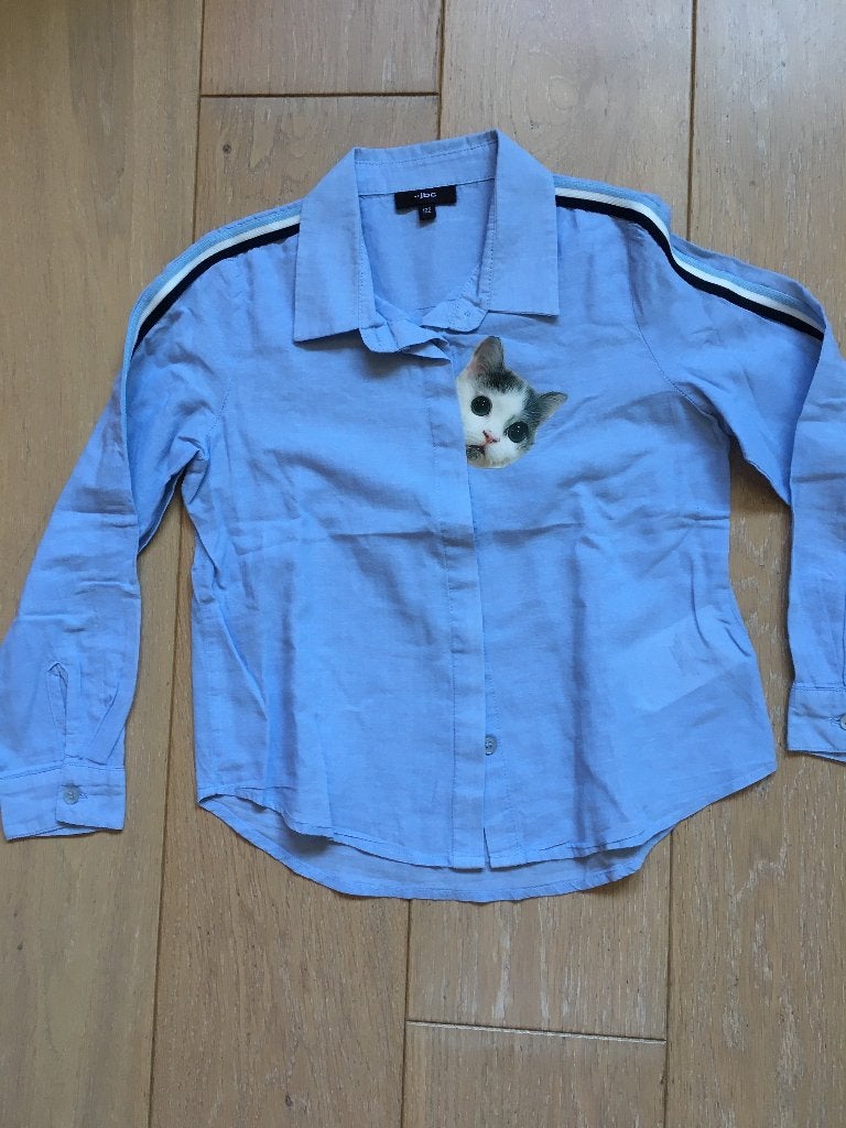 Bloes JBC blauw maat 122, Meisje, Overhemd of Blouse, JBC, Ophalen of Verzenden