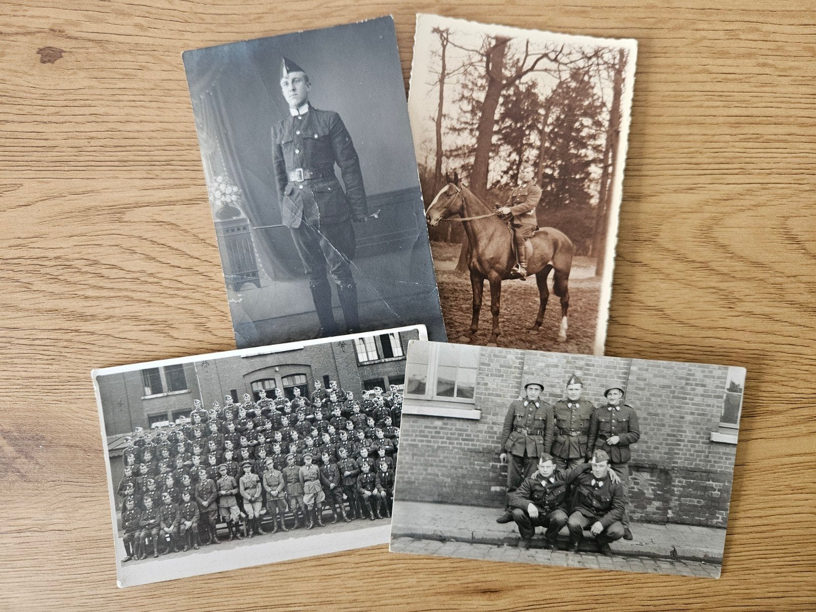 ABBL 1940 - Lot de photos de Lanciers, Collections, Enlèvement ou Envoi, Armée de terre, Photo ou Poster