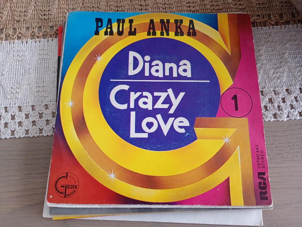 Paul Anka - Diana / Crazy love, Gebruikt, 7 inch, Single, Ophalen of Verzenden