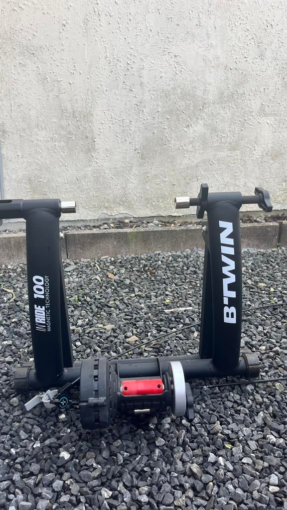 Home trainer B’Twin In’Ride 100 – Decathlon, Ophalen of Verzenden, Zo goed als nieuw