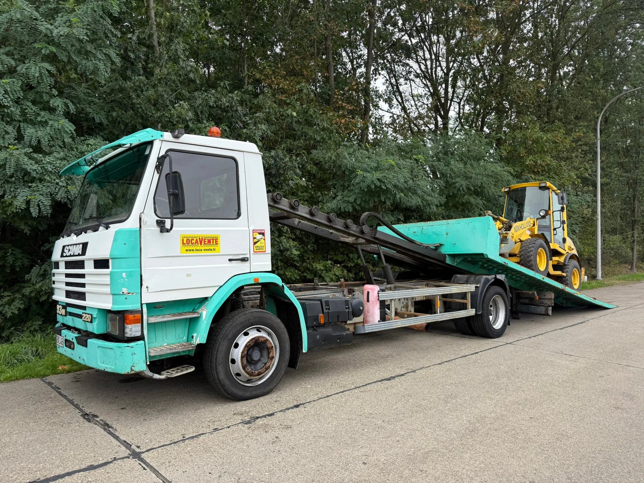 Scania P93 220 / Machine - Tractor- Auto Transport, Autos, Achat, Diesel, 220 ch, TVA déductible