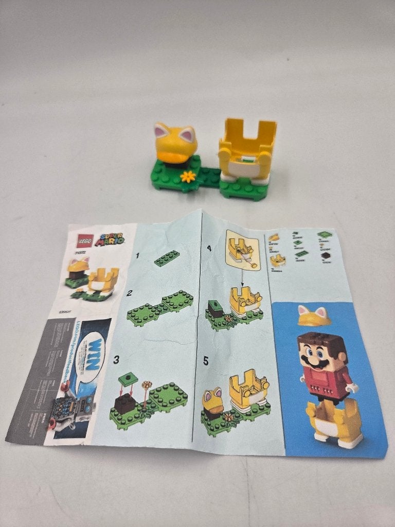 Lego Mario 71372 Cat Mario - Power-Up Pack, Kinderen en Baby's, Lego, Inclusief instructies, Ophalen of Verzenden, Zo goed als nieuw