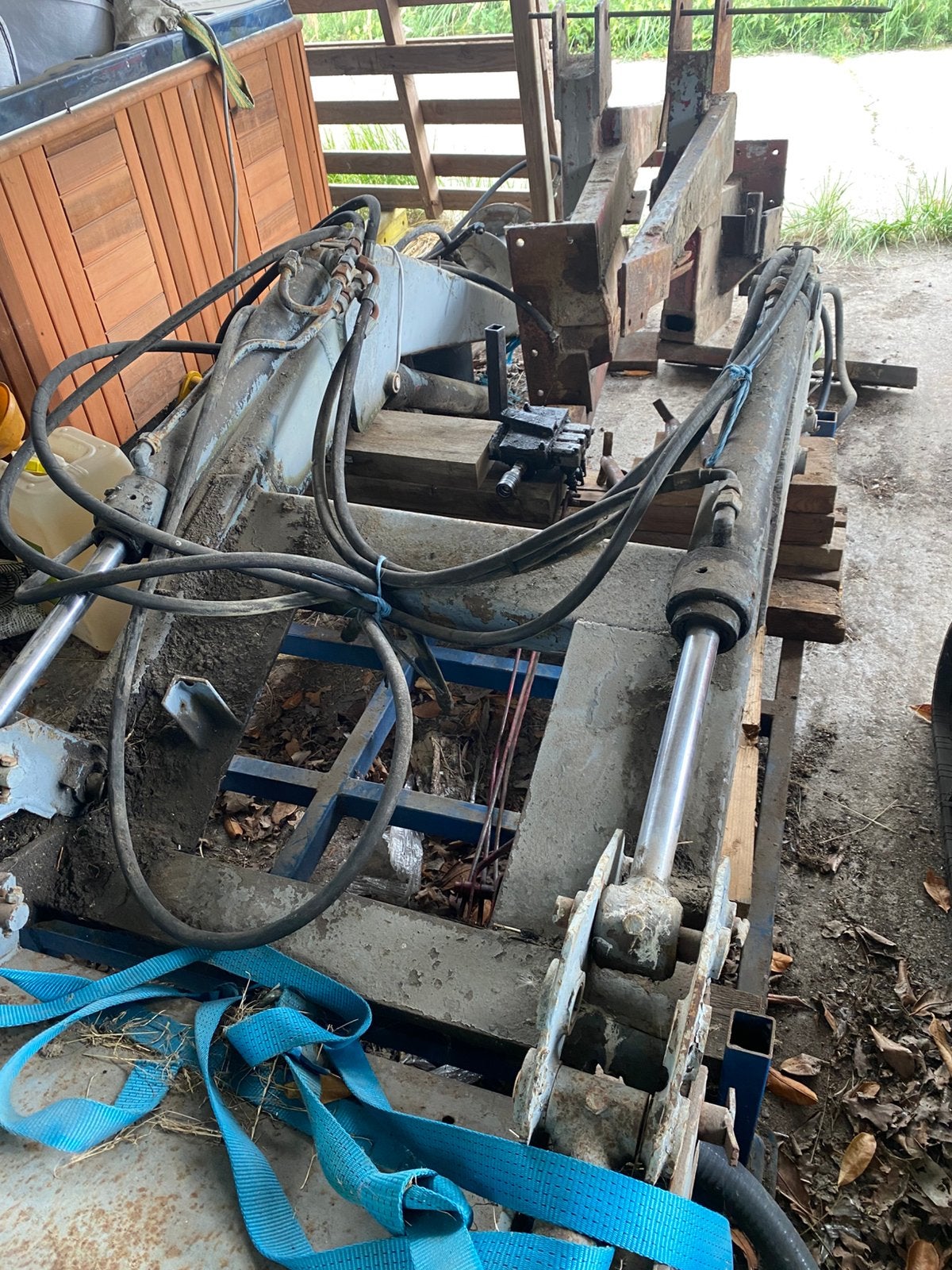 Frontlader, Doe-het-zelf en Bouw, Gereedschap | Overige machines, Ophalen, Gebruikt