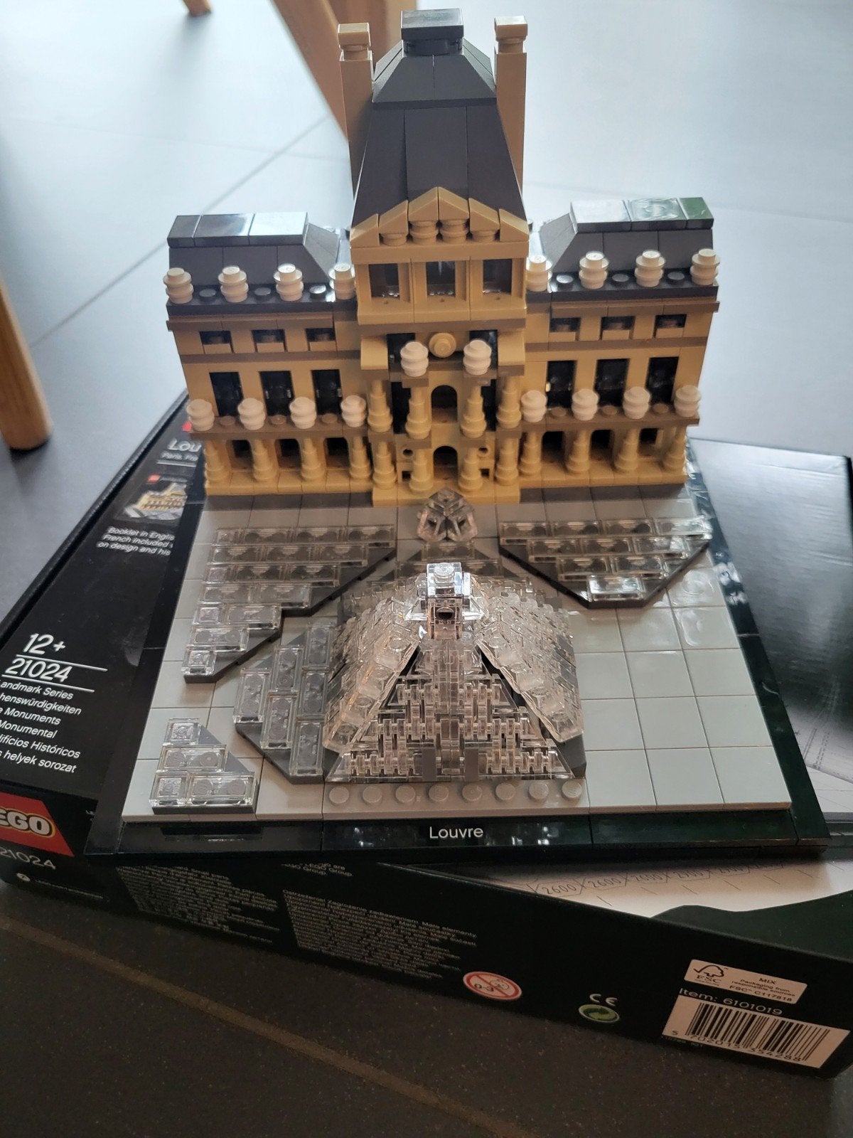 Lego architecture Het Louvre (21024), Ophalen, Gebruikt, Lego, Architecture