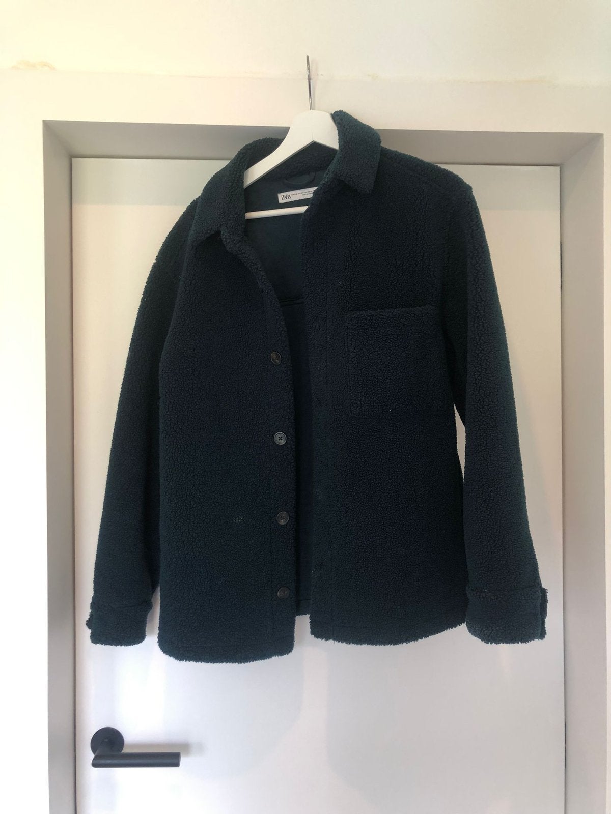 Groene teddy vest van Zara, maat S, Kleding | Heren, Truien en Vesten, Ophalen of Verzenden, Zo goed als nieuw