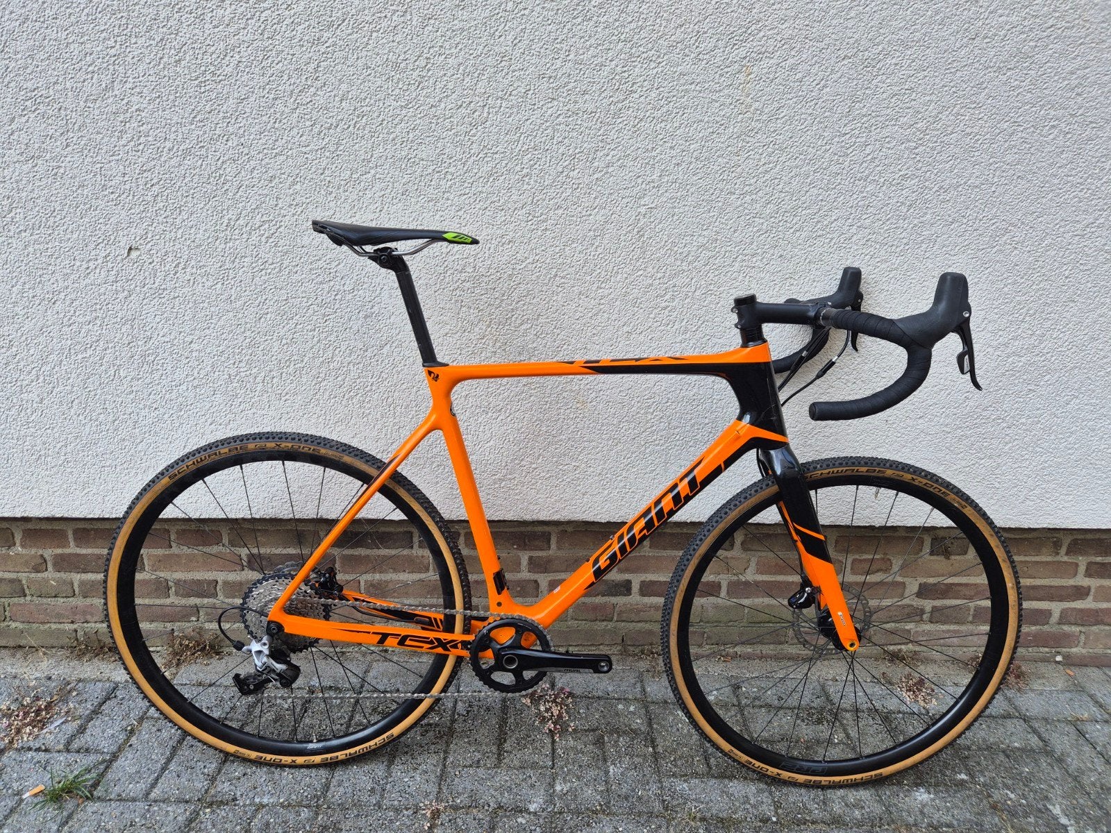 Giant TCX Advanced Pro 2 XL Cyclocrossfiets Oranje/Zwart, Ophalen, Gebruikt, Carbon, Giant