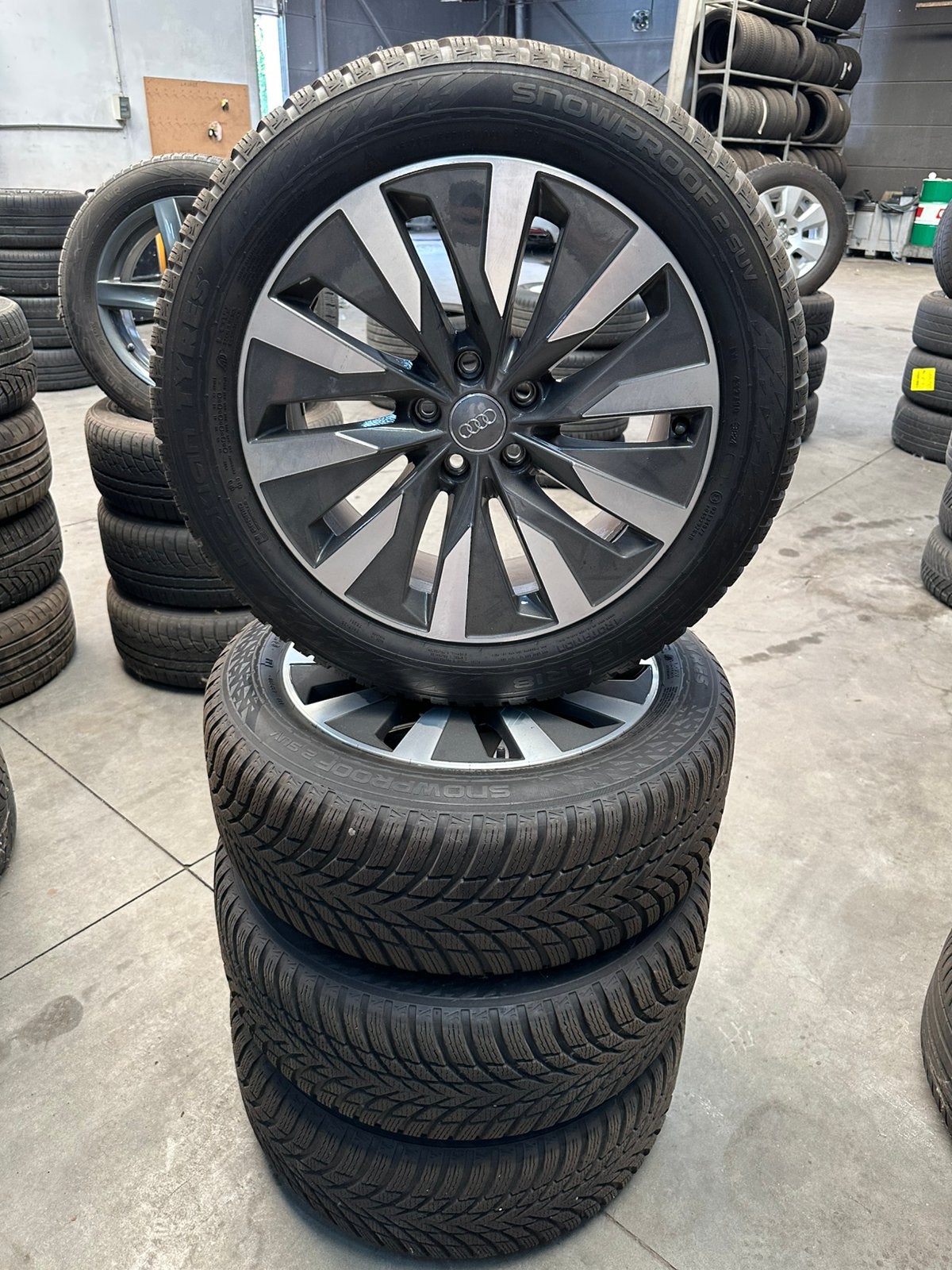 Jantes ORIGINE AUDI A6 A7 C8 18“ pneu neige neuf !, Autos : Pièces & Accessoires, Pneus & Jantes, Enlèvement, Jante(s)