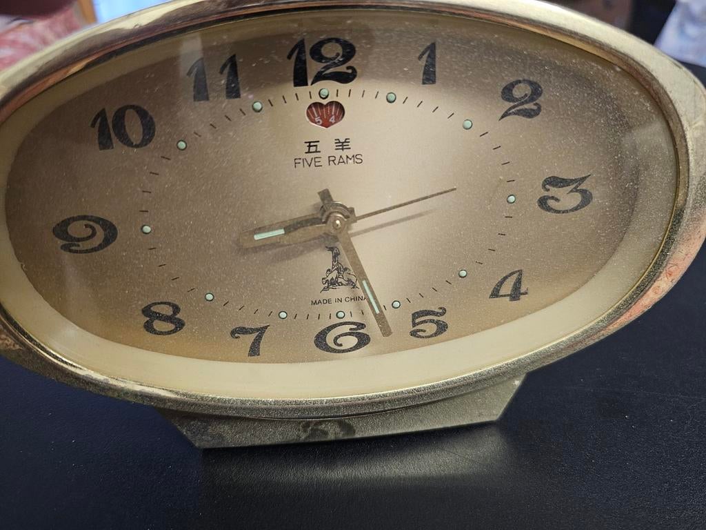 Horloge ancienne   fonctionnelle avec date, Antiek en Kunst, Ophalen of Verzenden